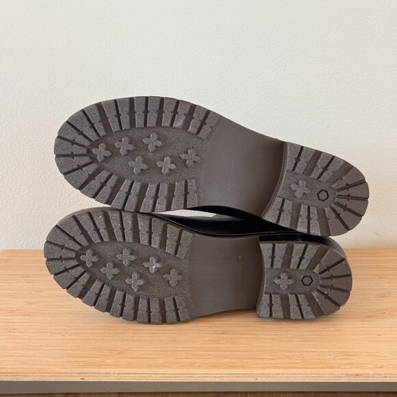 NEVER WORN - Kensie Khai Chelsea Boot Women's Size 7.5M Black Leather Ankle High - Picture 6 of 7